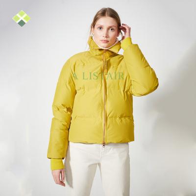 China Factory Wholesale Women's 100% Cotton Eco Organic Fashion Autumn And Winter Breathable Oversized Plus Size Winter Jacket Custom Down Jacket for sale