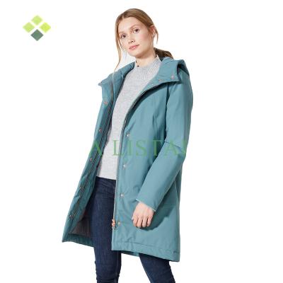 China Women's 100% Cotton Eco Casual Autumn And Winter Organic Fashion Breathable Oversize Plus Size Winter Jacket Custom Down Jacket for sale