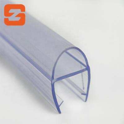 China High Hardness Glass Sliding Shower Door Accessories A Type PVC Shower Door Seal Strip for sale