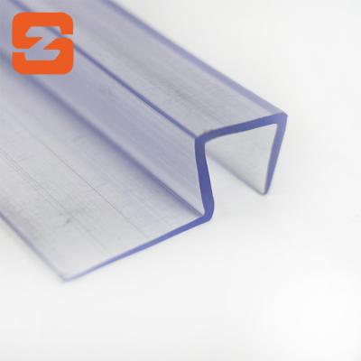 China High Hardness PVC Waterproof Frameless Shower Screen Sliding Door Rubber Sealing Strip for sale