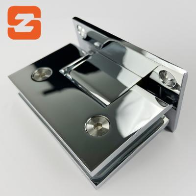 China Cheap Factory Price Modern Single Side 90 Degree Bathroom Shower Hinge for sale