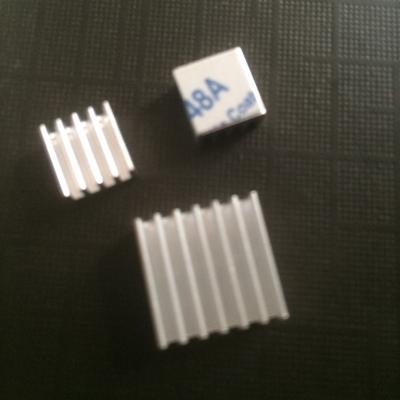 China Communications Equipment Raspberry Pi Heatsinks With Thermal Conductive Adhesive Tape for sale