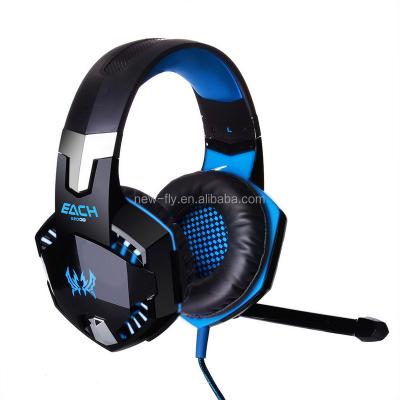 China 2019 EVER G2000 Headband Gaming Headset Earphone Headband With Mic Stereo Bass LED Light For PC Game Electronics Gaming for sale