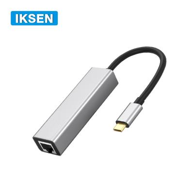 China High Quality 5Gbps High Speed/High Quality USB3.0 USB C to Ethernet Adapter USB3.0 NIC 1000Gpbs Connect Cable Networks for Macbook Laptop for sale