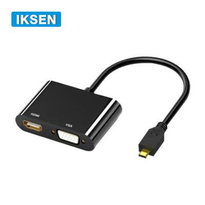 China COMPUTER HDTV MICRO to HDTV VGA Adapter Cable for sale