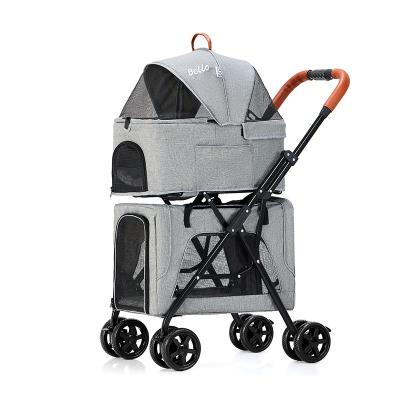 China Factory Supply Breathable Suitable Popular Product Price Popular Product Folding Travel Pet Stroller Portable Pet Stroller Made In China for sale