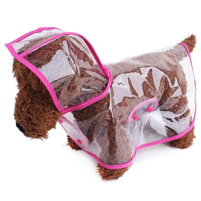 China Viable Sport Retro Cat Dog Waterproof Pet Raincoat Pink for sale