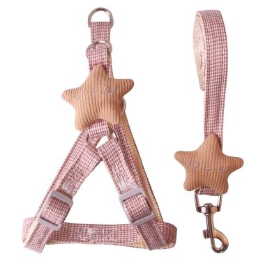 China High Quality Cheap Nylon Strong Braided Set DETACHED Dog Harness for sale