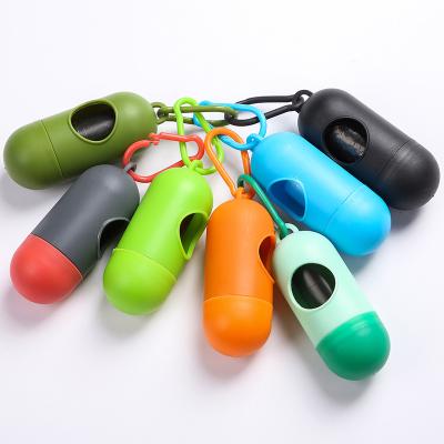 China Stocked 2021 Hot Sales Capsule Dog Poop Supplies Pet Poop Bag for sale