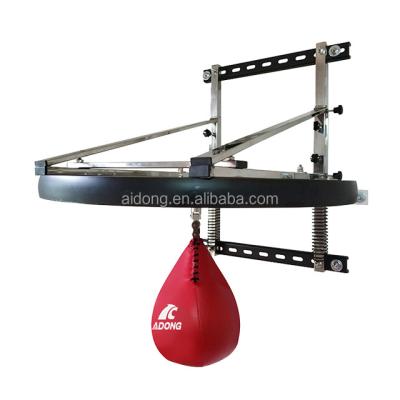 China Gym Exercise Boxing Speed ​​Training Wall Mounted Punching Bag With Platfrom Fitness Sports Speed ​​Equipment Training Muttahida Majlis-e-Amal Kick Thai Ball Muay Thai sandbag speed for sale