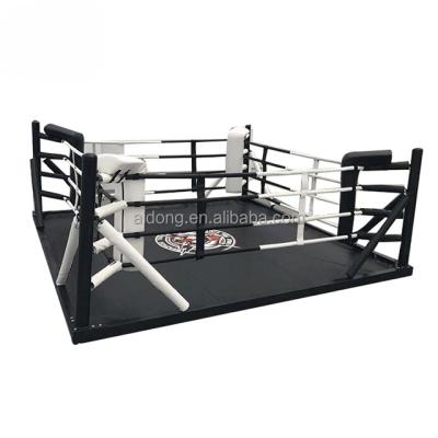 China AIDONG Muttahida Majlis-e-Amal Mini Training Gym Ring Boxing Ring Floor Standing UFC Boxing Ring Thai/Mauy/Sanda/MMA... for sale