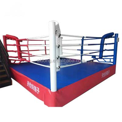 China AIDONG Factory price boxing thai/Mauy/Sanda/MMA...Portable outdoor muay thai ring floor size ring IBF boxing equipment floor size from AIDONG for sale