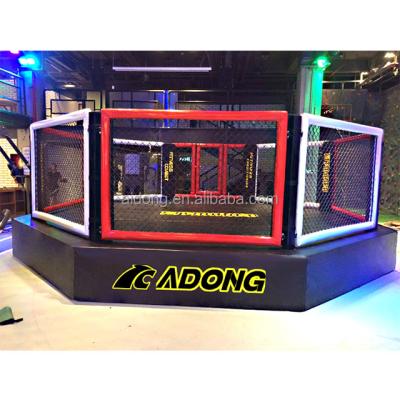 China Boxing Thai / Mauy / Sanda / MMA ... AIDONG Custom Floor Thai Fighting Muttahida Majlis-e-Amal Ring Cage Sale Octagon Muttahida Majlis-e-Amal Prize cage size of Muttahida Majlis-e-Amal for sale