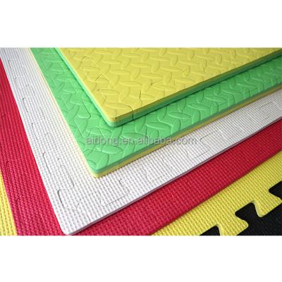 China AIDONG Porcelain Floor Tiles Anti-fatigue Washable Jigsaw Puzzle Tiles Large Educational Jigsaw Mat Kids Play Mat for sale