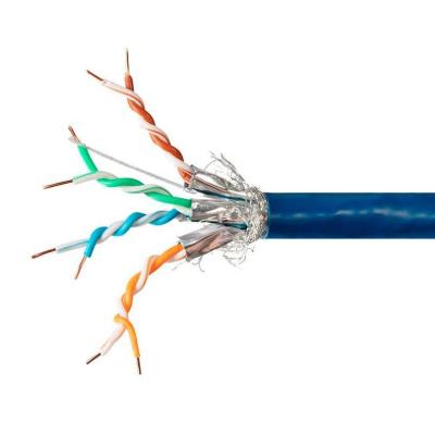 China Computer Networks Customized Lan Cables Direct Online 500ft CAT7 23AWG Bulk Bare Copper Solid Wire Cat7 Network Cable S/FTP Cable for sale