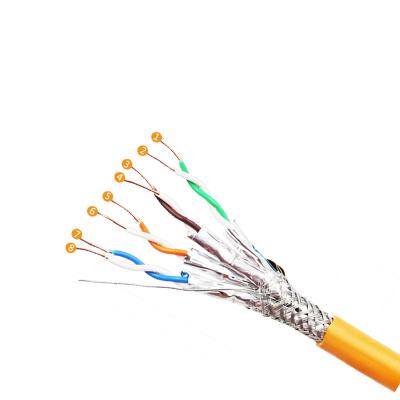 China Computer Networks 4Pair FTP Cat7 Bare Copper Or CCA Internet FTP Cat7 Communication Lan Cable for sale