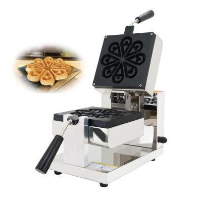 China Wholesale Price Stainless Steel Non Stick Commercial Rotary Water Drop Waffle Maker / Baking Waffle Machine for sale