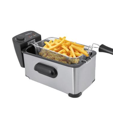 China 2000W Commercial Stainless Steel Commercial Electric Deep Fryers For Home Kitchen for sale