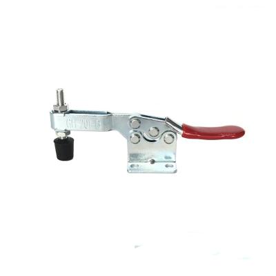 China GH-201B Stainless Steel Quick Release Anti-Slip Red Horizontal Hand Tool Toggle Clamp for sale