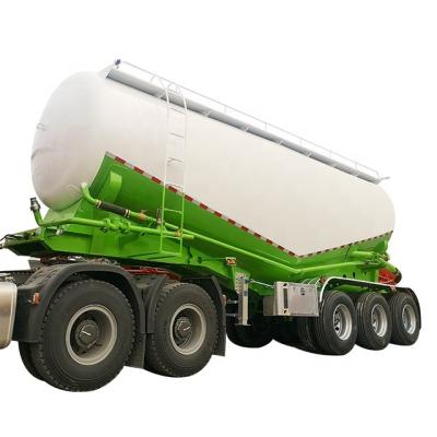 China Semi-Trailer Type and Truck Trailer Use tri axle 60ton bulk cement tanker trailer for sale