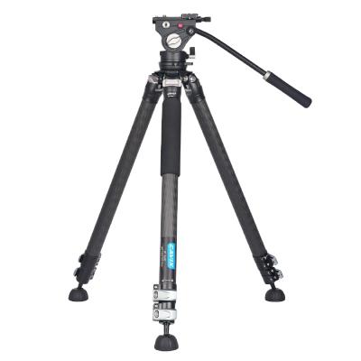 China Cavix Professional PORTABLE Heavy Duty Video Tripod Carbon Fiber Camera Tripods For Digital Dslr Cameras for sale