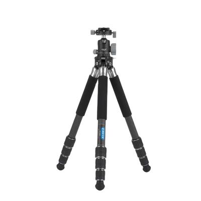 China Cavix Professional PORTABLE Heavy Duty Photography Video Camera Tripod Carbon Fiber Tripod With Ball Head for sale