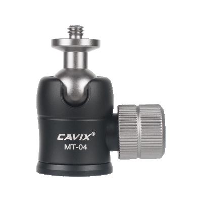 China Lightweight Avion-Grade Aluminum Alloy Ball Head Mount Adapter Cavix Ball Head Camera Video Mini Ball Head for sale