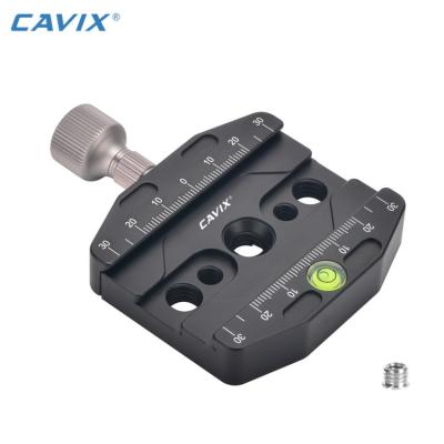 China CAVIX CL-70n 70mm Aluminum Alloy Quick Release Clamp for Tripod Head Compatible with Arca Style Dish Camera Bars for sale