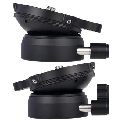 China Compact Design Cavix Precision Leveling Adjustment Range Base Flexible Tripod Leveling Base With 3/8