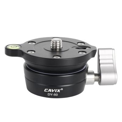 China Aluminum Alloy Cavix Precision Bubble Level Adjustment Camera Head Tripod Leveling Adjustment Base For Monopod Tripod for sale