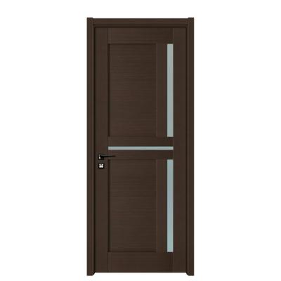 China Wholesale Home Interior Room Solid Wood Glass Door Inset Sound Insulation Sound Insulation Doors Series Bedroom Casement Curtain Modern Door for sale