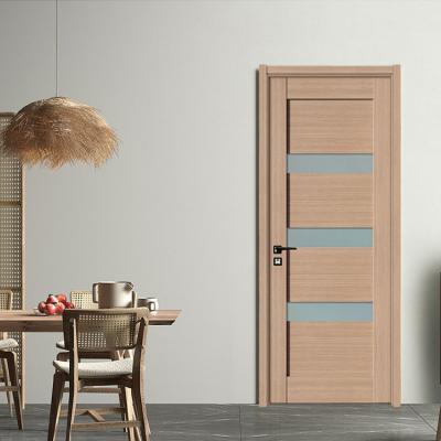 China Modern Interior Wooden Door Room Door Room Internal Sound Insulation Door Design Bedroom Assembled Glass Doors for sale