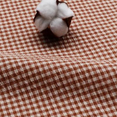 China China Mill Breathable 50% Cotton 50% Rayon Yarn Dyed Crepe Shirting Fabric for sale