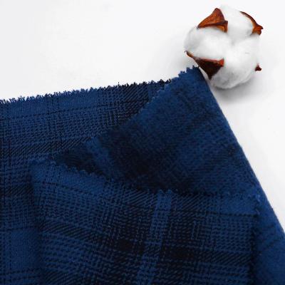 China Shrink-Resistant 100% Cotton Woven Yarn Dyed One Side Brush Flannel Import Fabric From China for sale