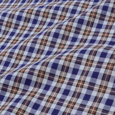 China Shrink-resistant 100% cotton yarn dyed check with one side linen fabric for fishing shirts from nantong haian china for sale