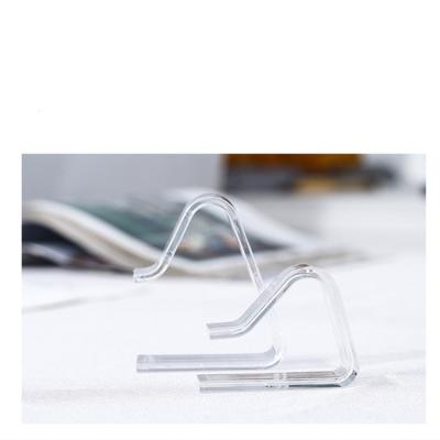 China High Quality Modern Transparent Tablecloth Clip Plastic Clear Table Cover Clips Stand Clamp Party Picnic With Strong Fixing Function for sale