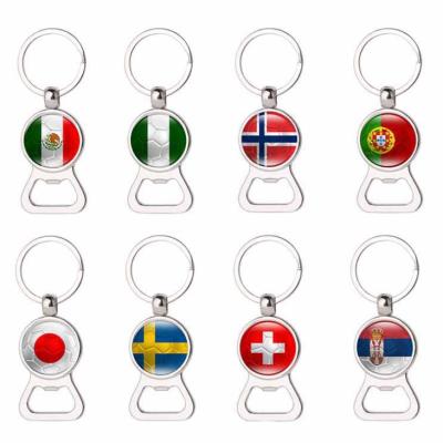 China 2019 Viable Customized Hot Promotional Items Spain Portugal Morocco Ring Pendant Wine Key Can Opener With Bottle Opener for sale