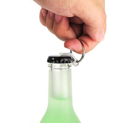 China Viable Portable Colorful Tools Outdoor Camping Equipment Pocket Lightweight Tools Mini Bottle Opener Keychain for sale