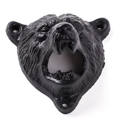 China Viable Wholesale Promotion Wall Animal Head Bottle Opener for sale