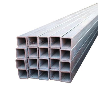 China Construction SM490 S20C S45C SCM440 Carbon Steel Square Pipe Hot Rolled Black Cavity Tubular Steel Tube for sale