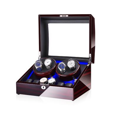 China Automatic Watches Storage Time Partner Watch Winder Box With LED For Turning Customized Watch Winder for sale