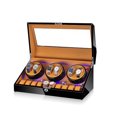 China Protect And Store Watches Time Partner Manufacturer Supply Watch Winder Boxes 6+10 for sale