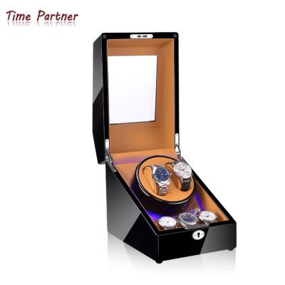 China Protect and store watches time associate watch winder premium double layer 2+3 slots watch winder box to organize for sale