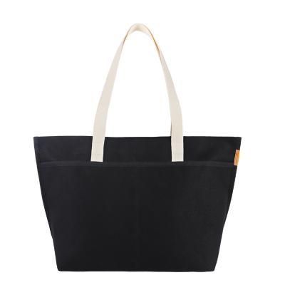 China Factory Sale Canvas Tote Bag Fashion Canvas Shopping High Quality Handled Bag for sale