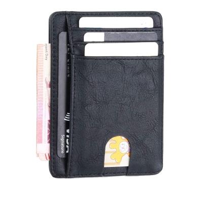 China 2022 New Factory Hot Sales RFID Multi Case Sorting Case PU ID Card Holder For Men's Business Wallet for sale