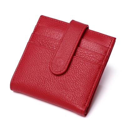 China Large Capacity Multicolor Genuine Leather Bag Women Card Holder Wallet Best And Cheapest Baliya High End Zipper for sale