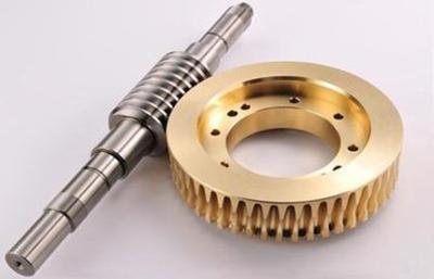 China 42CrMo  / 20CrMnTi , Brass Worm Gear Wheel Nitrification For Machine Gearbox for sale