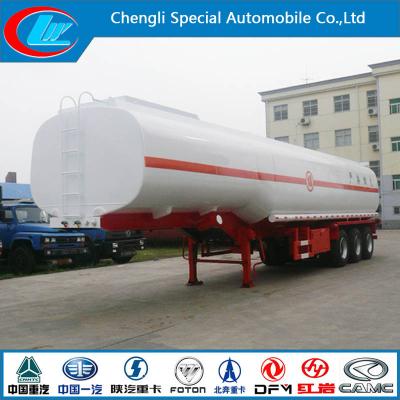 China Stainless Steel 30000-80000 Liters Fuel Tank Trailer, Oil Tanker Semi Trailer for sale