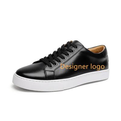 China Fashion Trend Designer Luxury Genuine Leather Sneaker Loafers Workout Shoes Flat Casual Skateboarding Shoes for Men Shoes for Men for sale