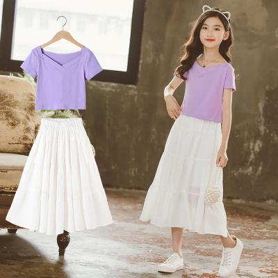 China Newest Arrival Summer Girls Anti-wrinkle Casual Princess Dress 11 Years Old Wear Breathable for sale